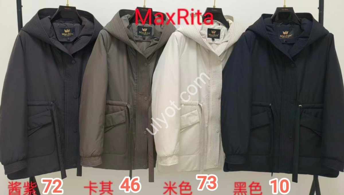 КУРТКА MAXRITA (S-2XL) Т.БАКЛАЖАН 2610-72