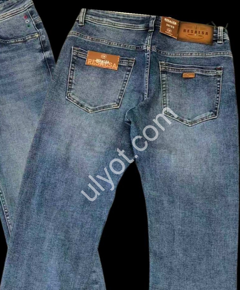 ДЖИНСЫ RESALSA (30-38) СИНИЙ 811