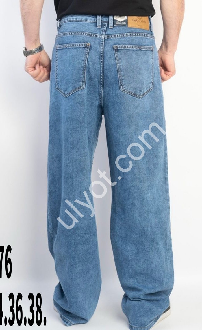 ДЖИНСЫ GAXGAX (29-38) СИНИЙ 1276