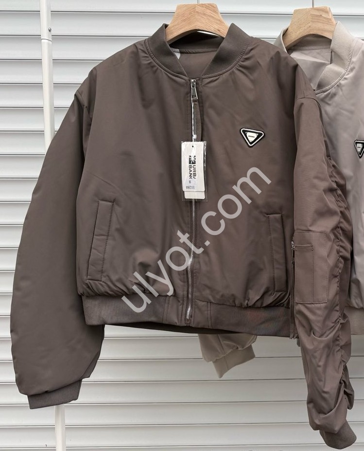 КУРТКА (M-2XL) СІРИЙ 5528