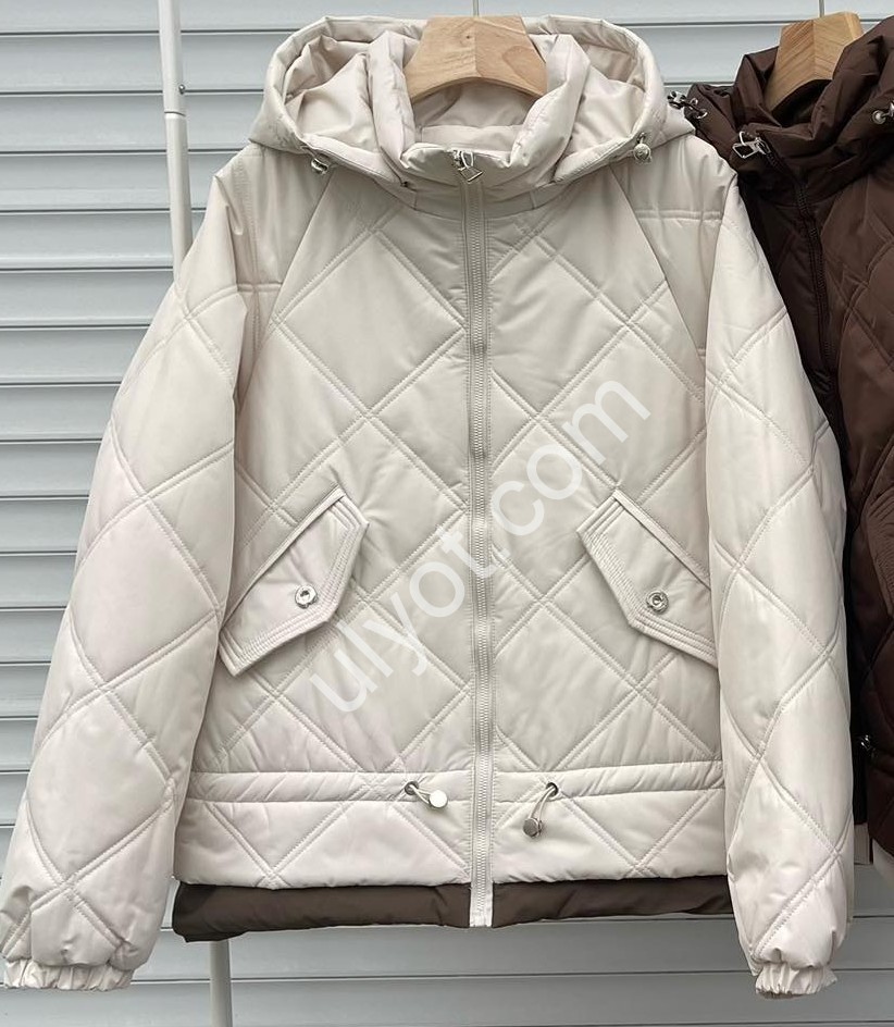 КУРТКА (M-2XL) МОЛОКО 7619