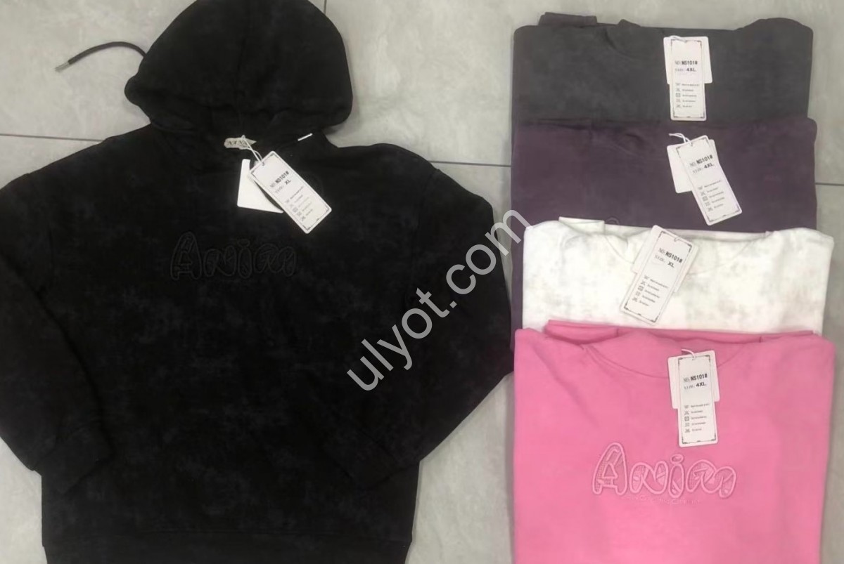 ХУДІ (44-50) ЧОРНИЙ NS101