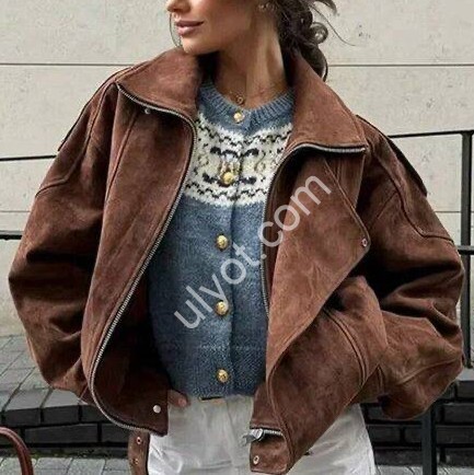 Фото 1 КУРТКА (S-L) ШОКОЛАД 328