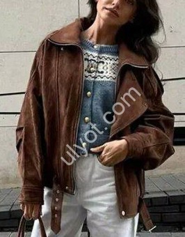 Фото 2 КУРТКА (S-L) ШОКОЛАД 328