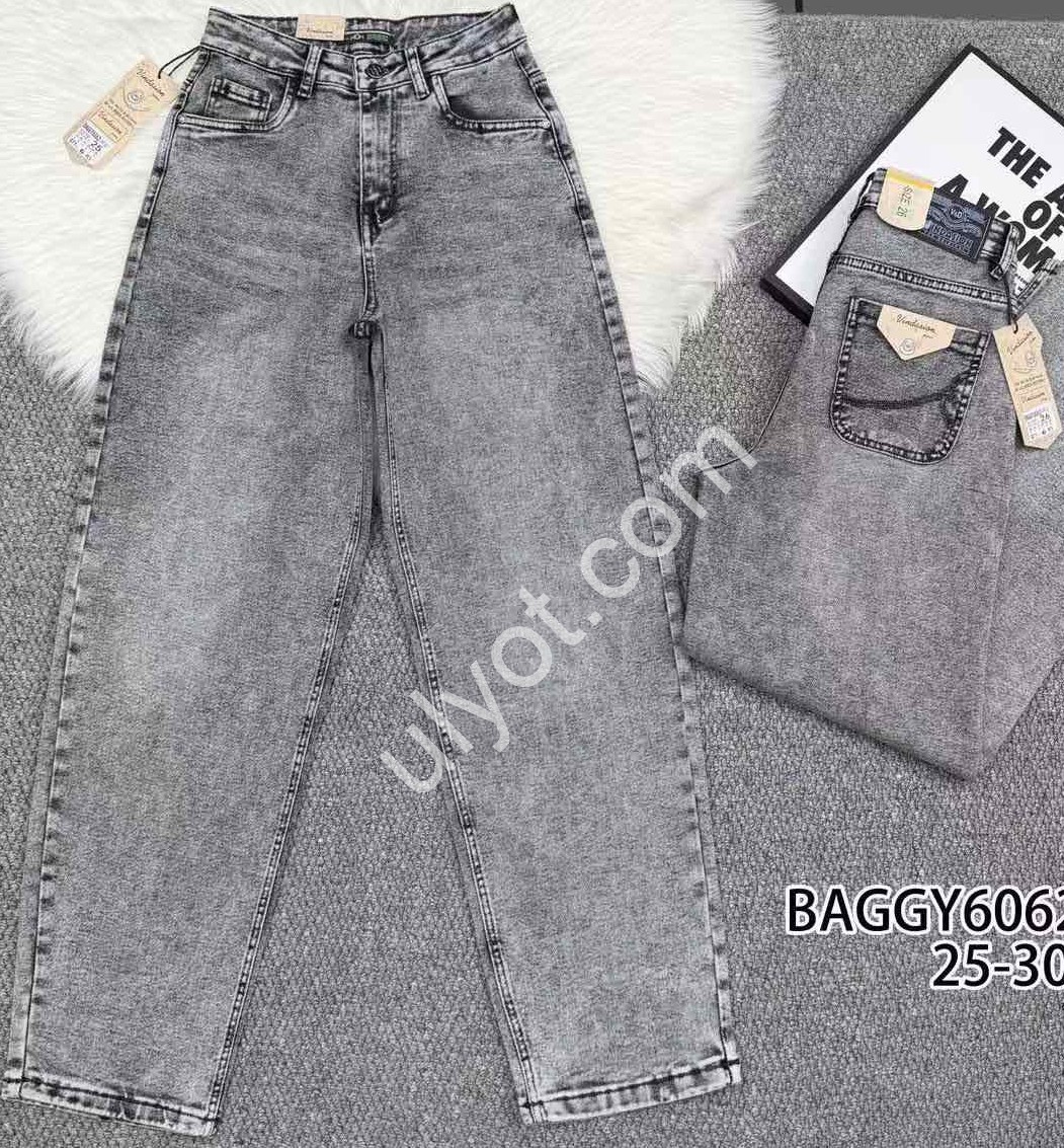 ДЖИНСИ V&D (25-30) СІРИЙ 6062