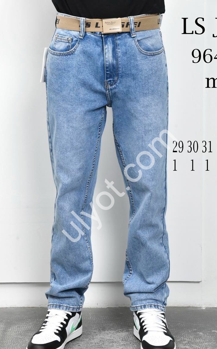 ДЖИНСИ LS JEANS (29-38) БЛАКИТНИЙ 964-5