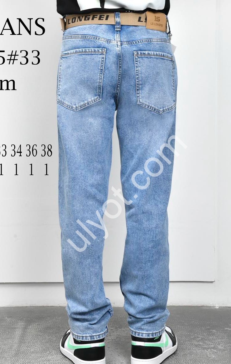 ДЖИНСИ LS JEANS (29-38) БЛАКИТНИЙ 964-5