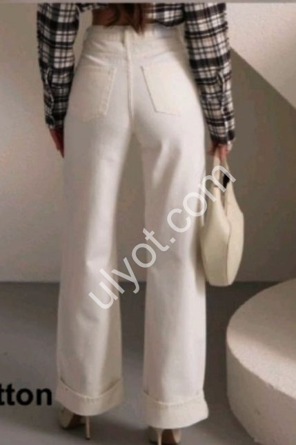 ДЖИНСИ ZEO BASIC (34-42) ВАНІЛЬ 5299