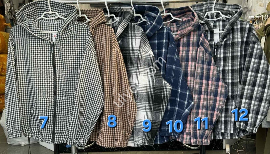 КОФТА ЗМІЙКА (X-4XL) КЛІТКА 8870-7