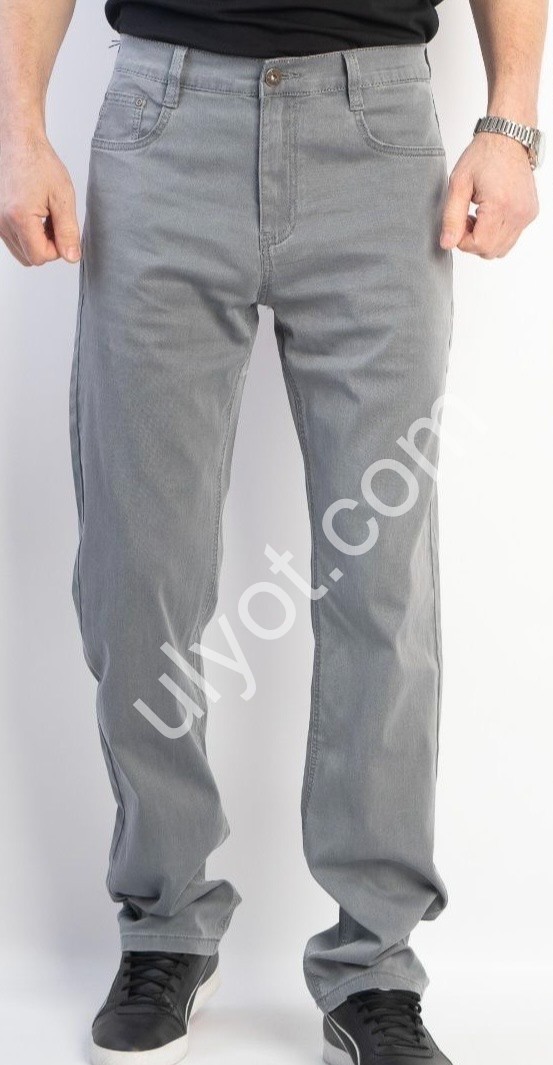 ДЖИНСИ BASANJIU (34-44) СІРИЙ 028-6-12