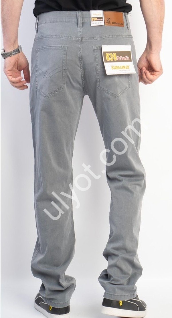 ДЖИНСИ BASANJIU (34-44) СІРИЙ 028-6-12