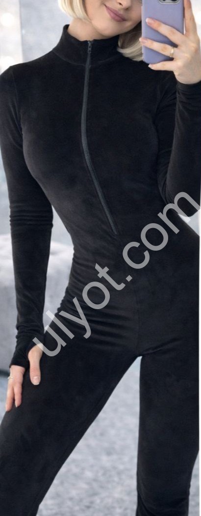 КОМБІНЕЗОН (42-48) ЧОРНИЙ 1714