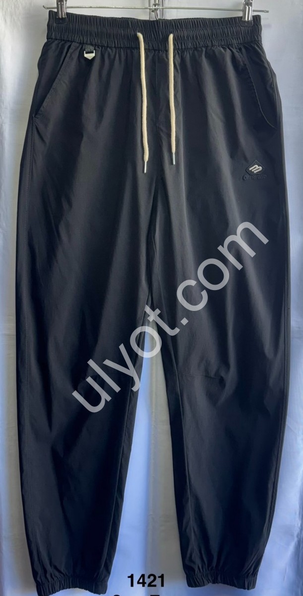 БРЮКИ (2XL-7XL) МАНЖЕТ ЧЕРНЫЙ 1421