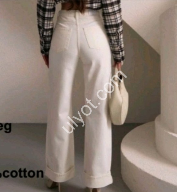 ДЖИНСЫ ZEO BASIC (34-42) ВАНИЛЬ 5299