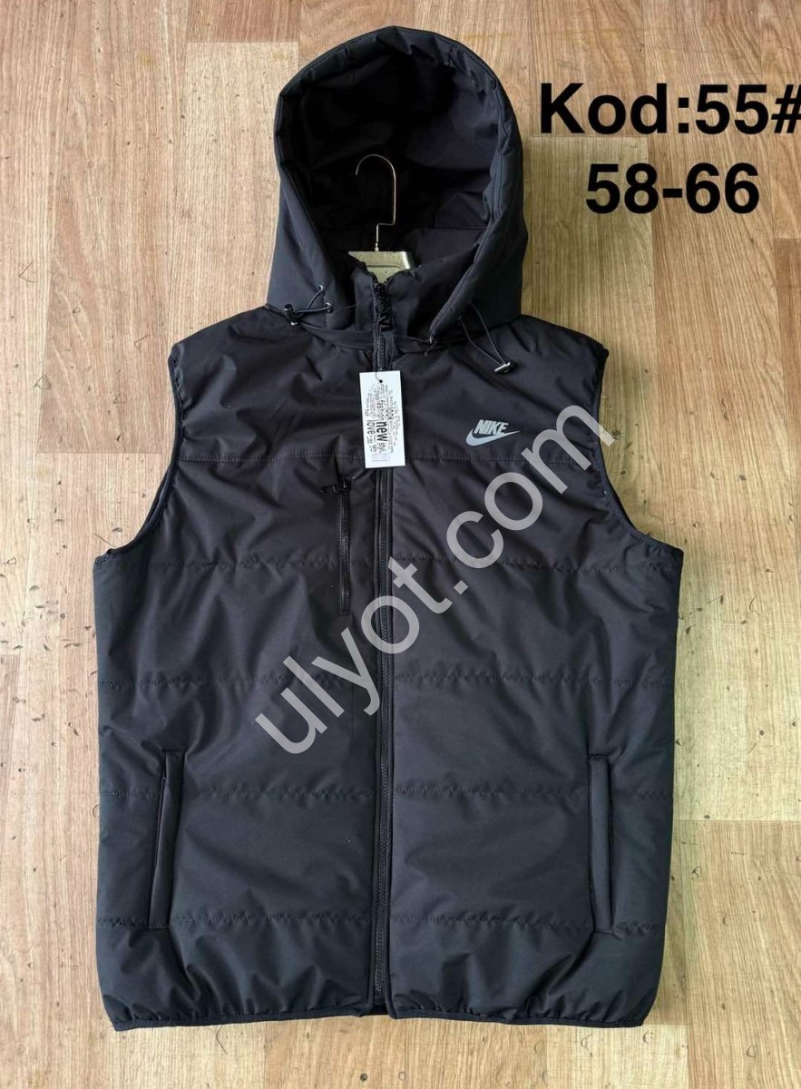 ЖИЛЕТКА N02 (58-66) ЧЕРНЫЙ 55