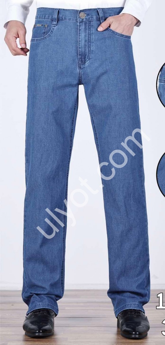 ДЖИНСЫ BASANJIU (32-40) СИНИЙ 024-2