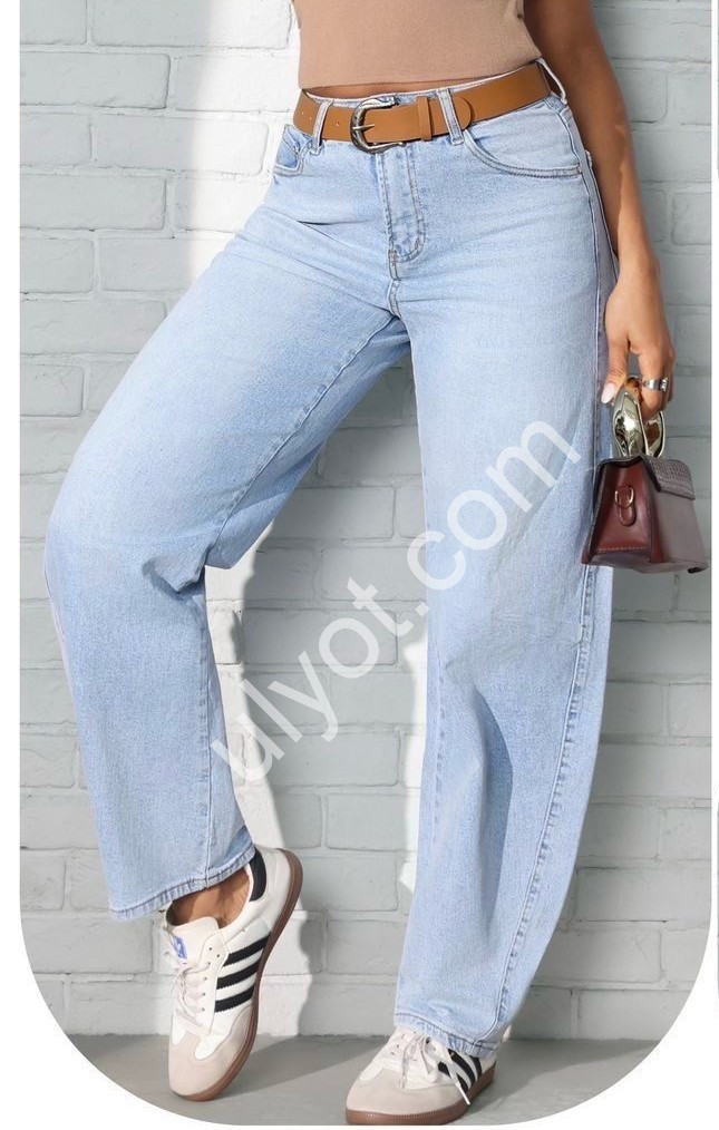 ДЖИНСЫ M.SARA (XS-XL) ГОЛУБОЙ 002-6