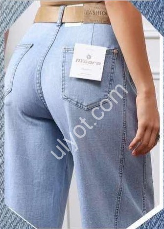 ДЖИНСЫ M.SARA (XS-XL) ГОЛУБОЙ 1732-5