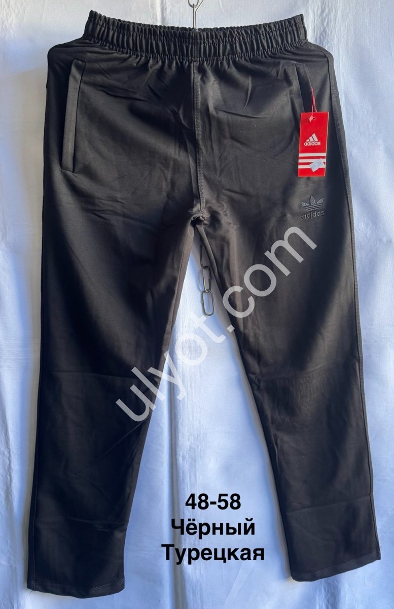 СПОРТ.ШТАНИ A01 (48-58) ПРЯМИЙ ЧОРНИЙ