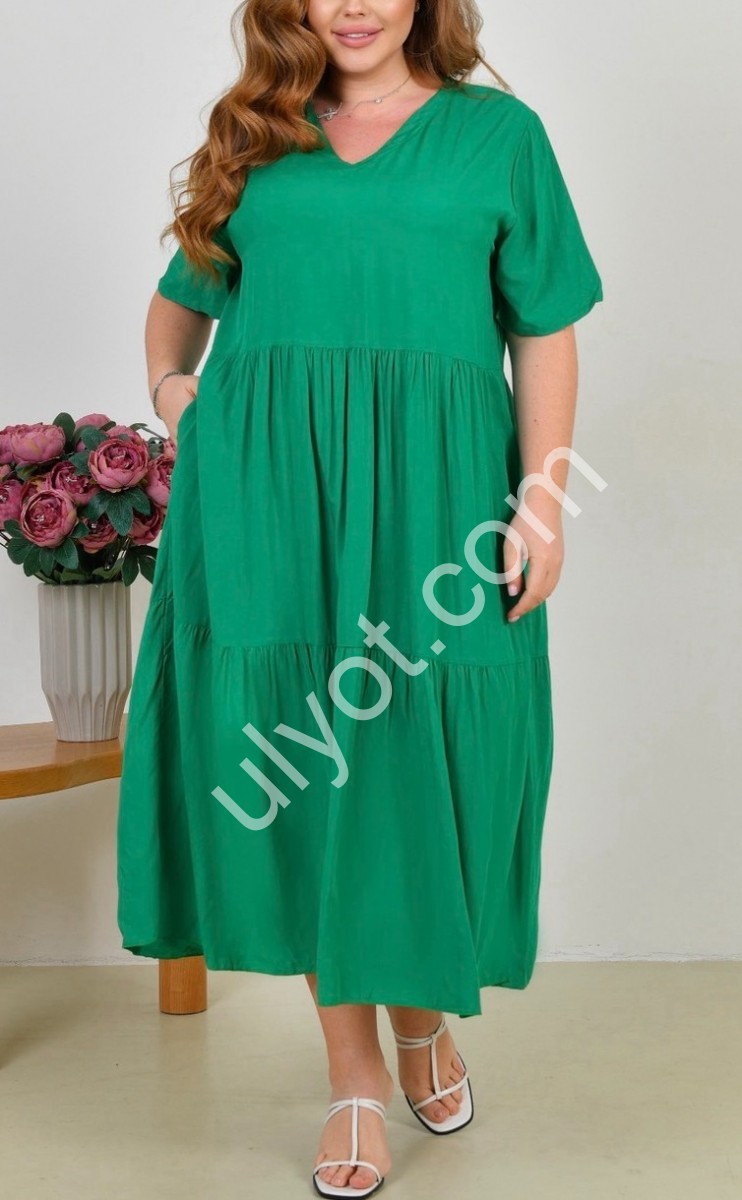 Фото 3 ПЛАТЬЕ (ONE SIZE 60-64) МИКС 2111