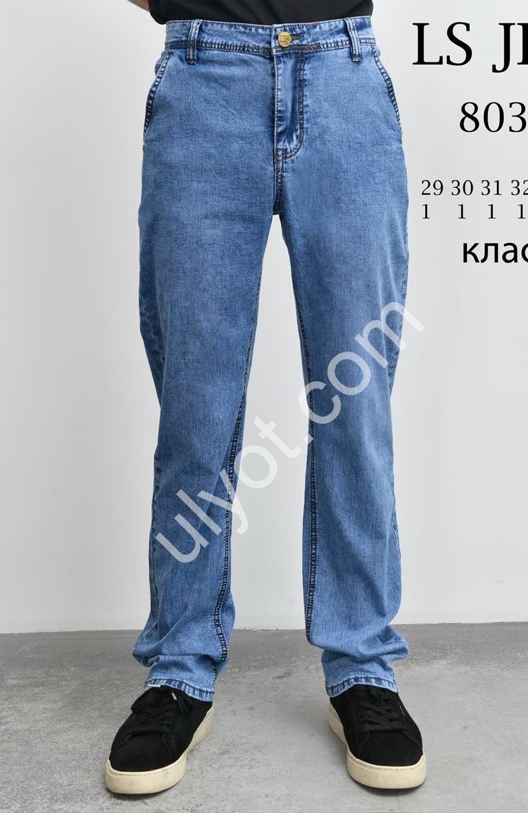 ДЖИНСИ LS JEANS (29-38) СИНІЙ 803