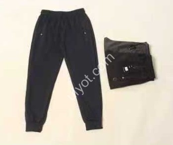 ШТАНИ (М-3XL) МАНЖЕТ Т.СІРИЙ 2819