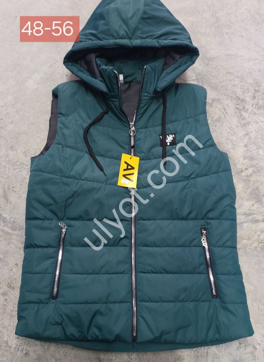 ЖИЛЕТКА P56 (48-56) ЗЕЛЕНЫЙ 