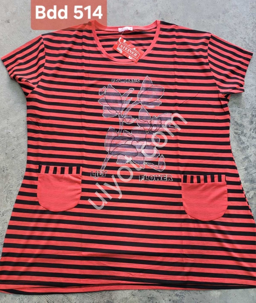 ФУТБОЛКА (7XL-10XL) ЧЕРВОНИЙ 514