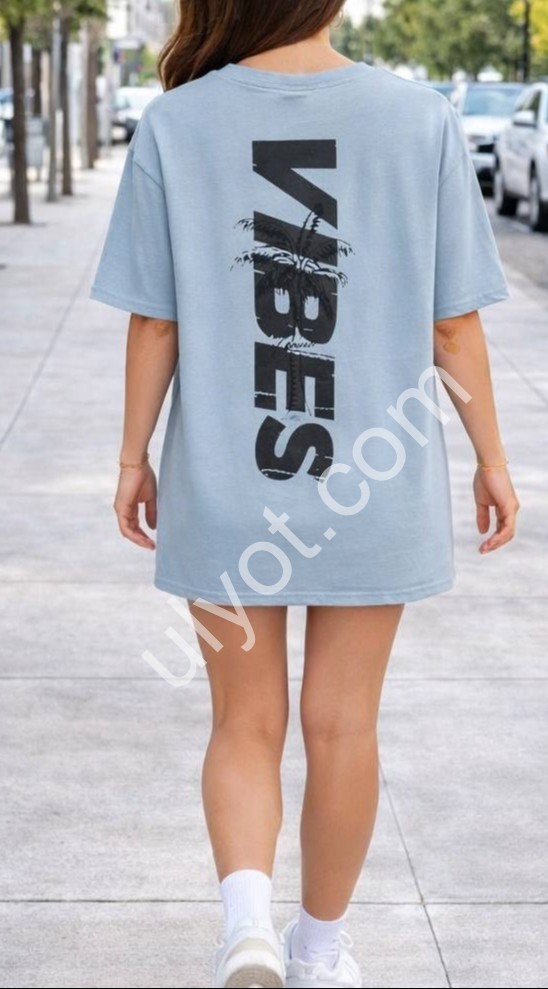 ФУТБОЛКА-ПЛАТЬЕ (50-54) МИКС 25077