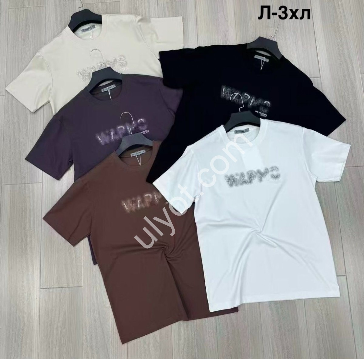 ФУТБОЛКА (L-3XL) КОРИЧНЕВИЙ 60150