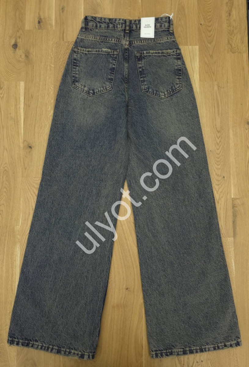 ДЖИНСЫ ELITE QUEEN (25-30) СЕРО-СИНИЙ 1312-203