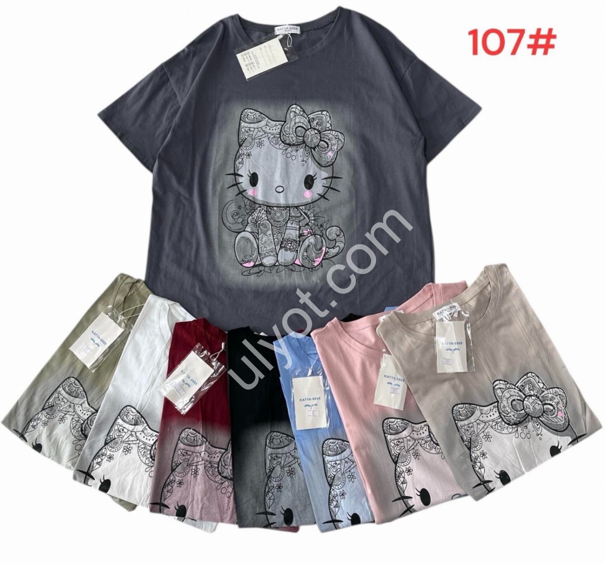 ФУТБОЛКА (ONESIZE 48-52) МІКС 107