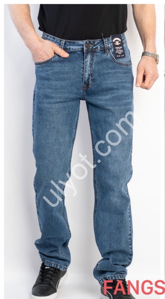 ДЖИНСЫ FANGSIDA (33-38) Т.СИНИЙ 8898