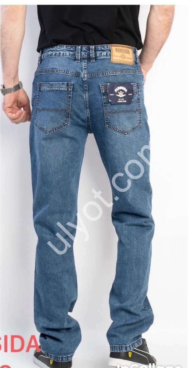 ДЖИНСЫ FANGSIDA (33-38) Т.СИНИЙ 8898