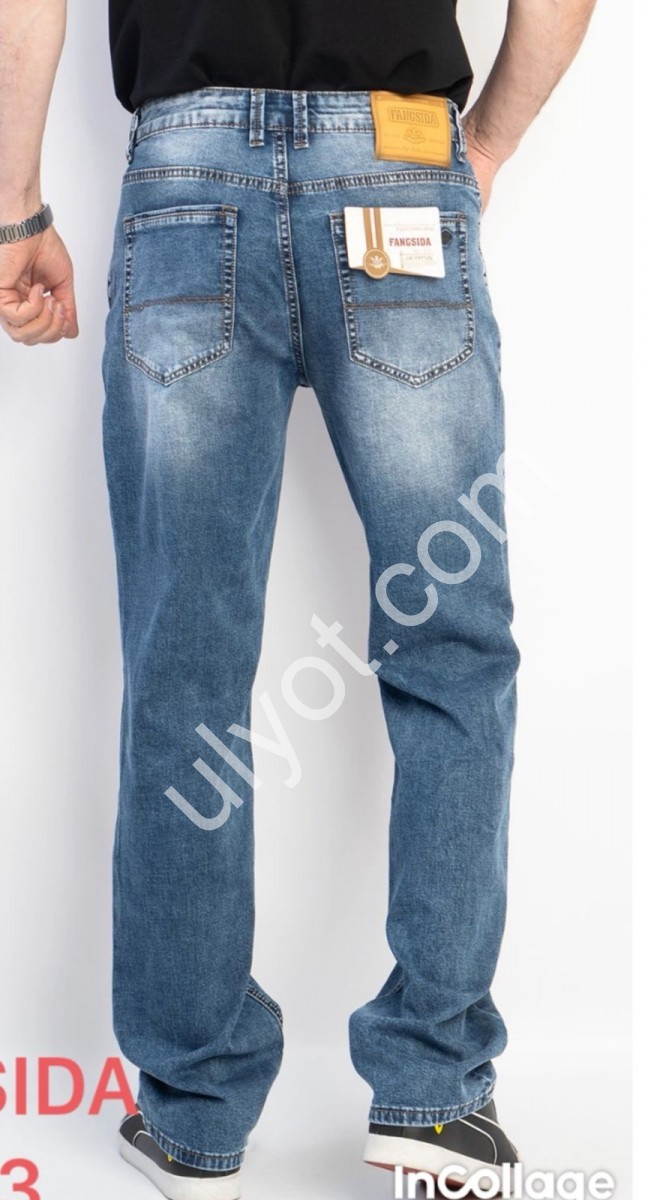 ДЖИНСЫ FANGSIDA (33-38) СИНИЙ 8903