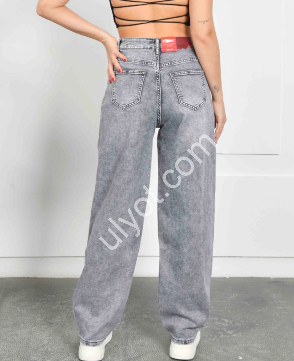 ДЖИНСЫ RTROOSS (26-28) СВ.СЕРЫЙ 6138