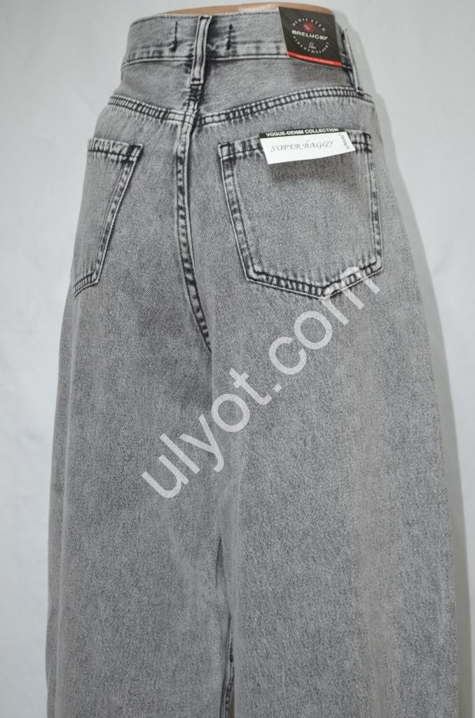 ДЖИНСЫ RELUCKY (25-30) СЕРЫЙ 88-1