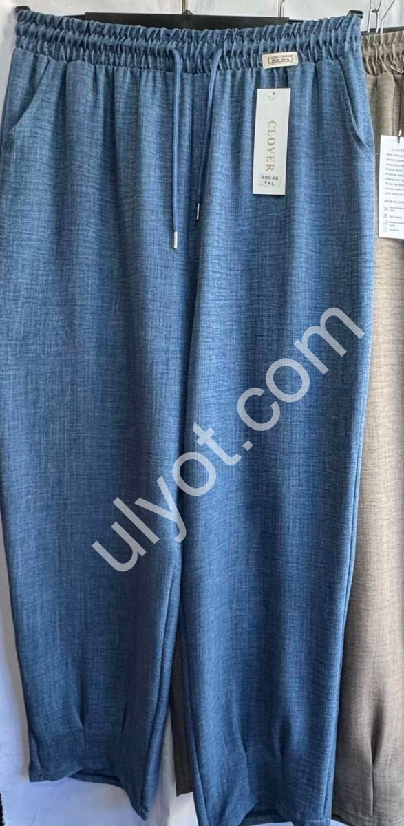 ШТАНИ (6XL-10XL) КОРИЧНЕВИЙ 49048