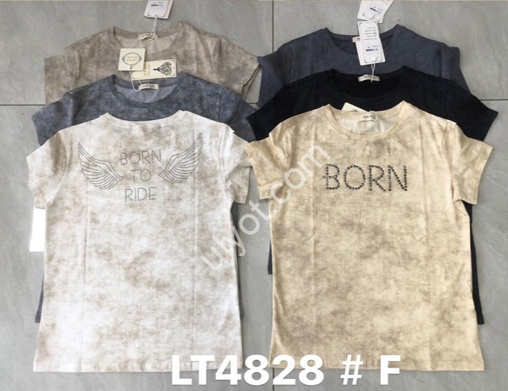 ФУТБОЛКА (ONE SIZE 46-48) МИКС LT4828