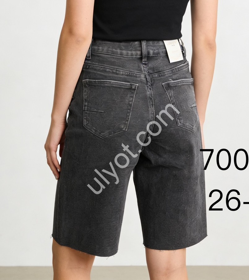 ШОРТЫ (26-31) Т.СЕРЫЙ 7003-1