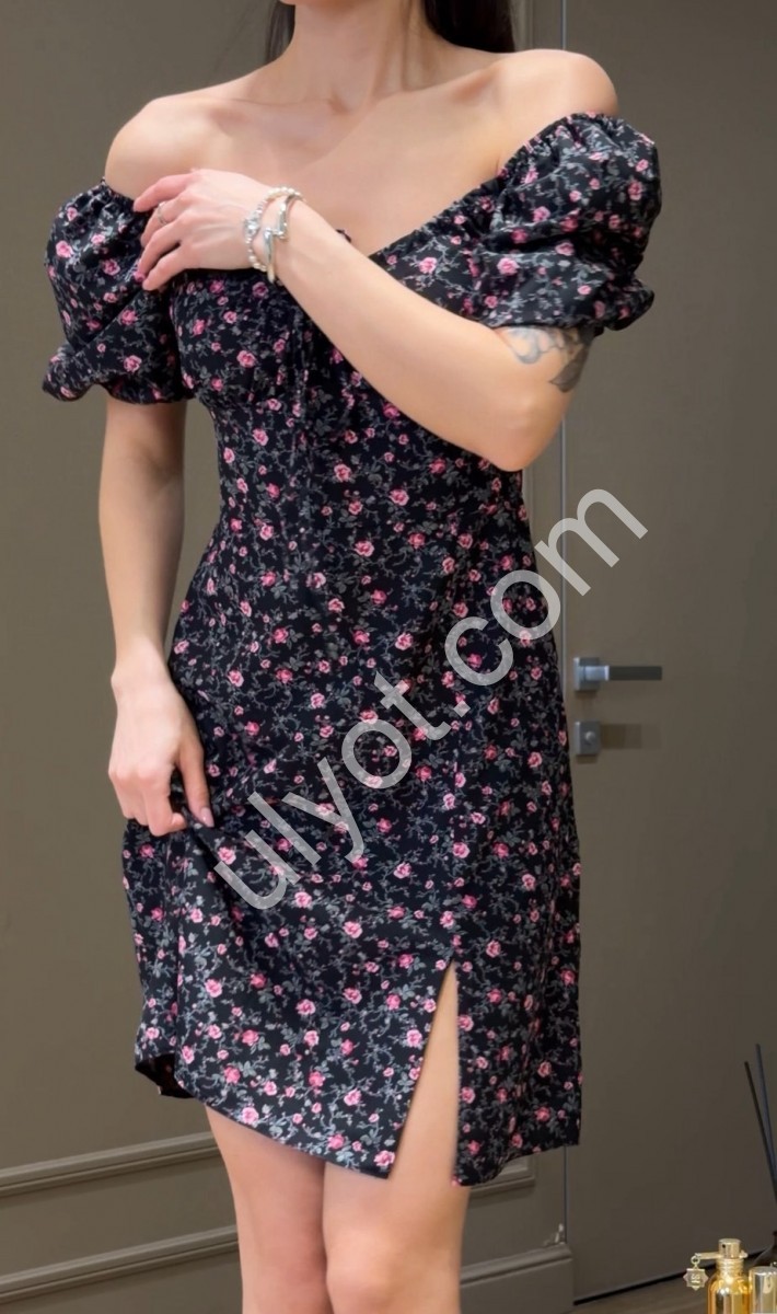 ПЛАТЬЕ (42/44-46/48) ЧЕРНЫЙ 768