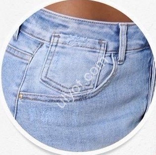 ШОРТЫ M.SARA (XS-XL) ГОЛУБОЙ 6088-5