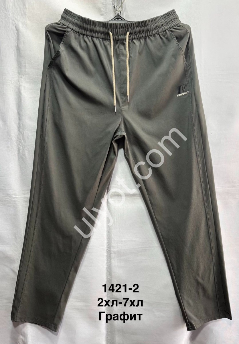 СПОРТ.ШТАНЫ (2XL-7XL) ПРЯМОЙ ГРАФИТ 1421-2