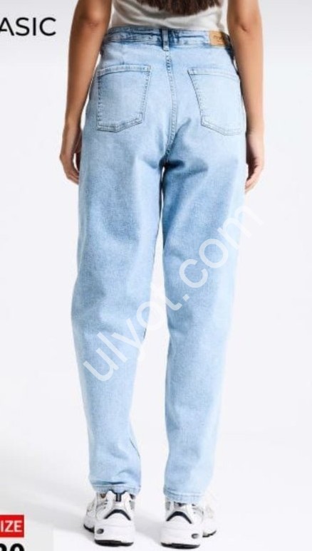 ДЖИНСИ IT'S BASIC (38-48) БЛАКИТНИЙ 4520/4s6/32