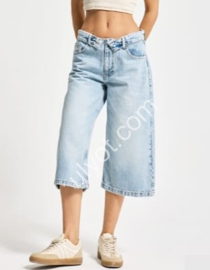 ШОРТЫ IT'S BASIC (34-42) ГОЛУБОЙ 4556/4s6/3