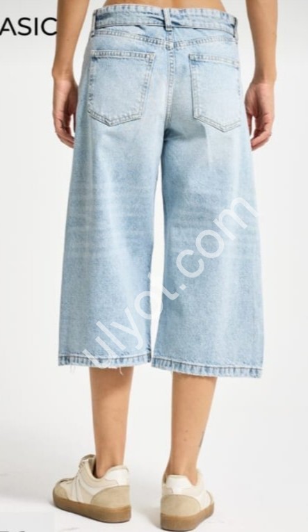 ШОРТЫ IT'S BASIC (34-42) ГОЛУБОЙ 4556/4s6/3