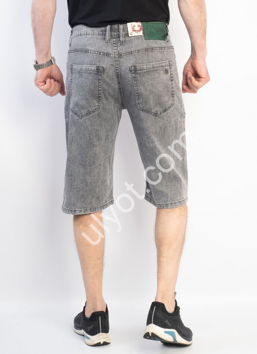 ШОРТЫ CAPTAIN (32-42) СЕРЫЙ 19208