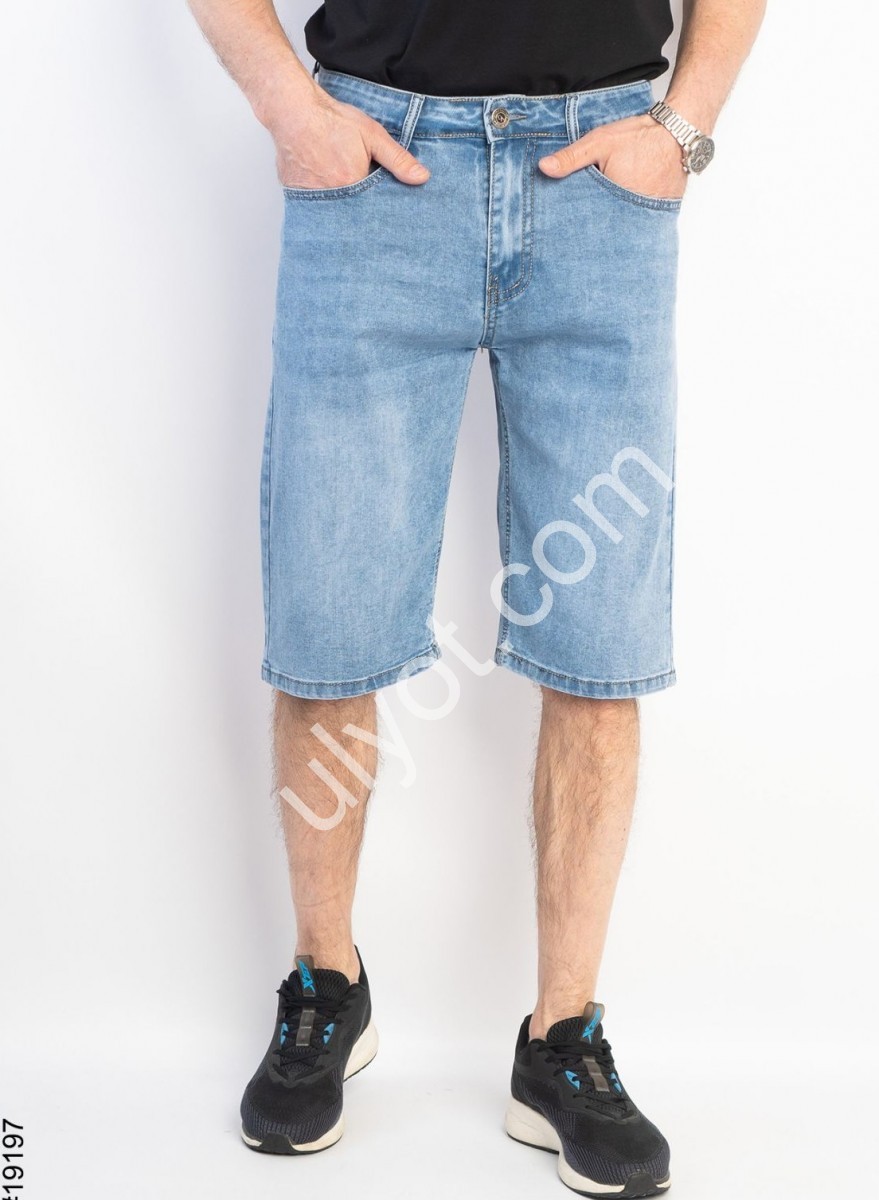 ШОРТЫ CAPTAIN (32-38) ГОЛУБОЙ 19197