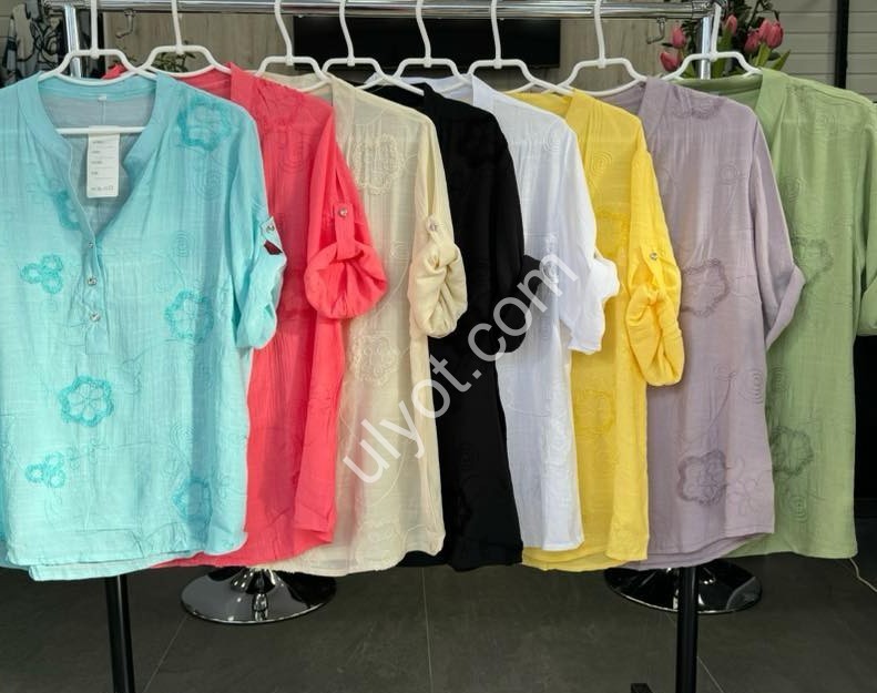 БЛУЗКА (3XL-6XL) ЧЕРНЫЙ 2295