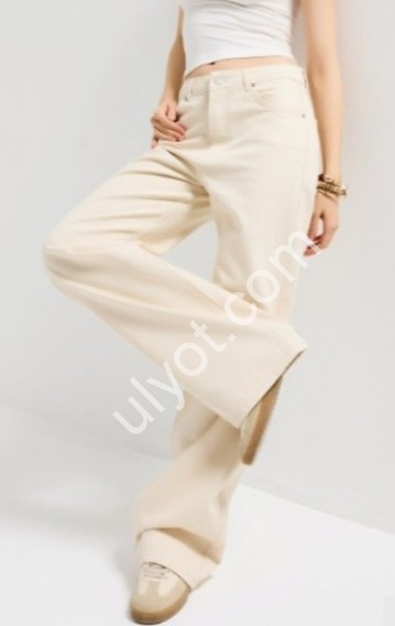 ДЖИНСЫ IT'S BASIC (32-36) БЕЖ 2477/7s6/69